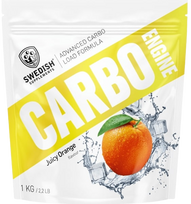Swedish Supplements Carbo Engine, Juicy Orange, 1000 g