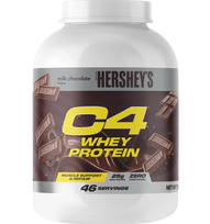 Cellucor C4 Whey Protein, Hershey's Milk Chocolate, 1610 g