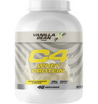 Cellucor C4 Whey Protein, Vanilla Bean, 1587 g