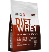 PhD Diet Whey, Belgian Chocolate, 1000 g
