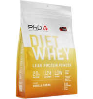 PhD Diet Whey, Vanilla Creme, 1000 g