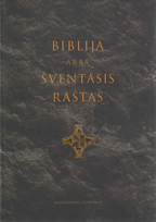 Biblija, arba Šventasis Raštas, ekumeninis leidimas (Biblija ek. 083DCTI, didelėmis raidėmis)