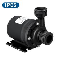 12V DC povandeninis vandens siurblys 800L/H 5M kėlimo aukštis Saulės energija Maitinamas bešepetėlis variklis Karšto vandens cirkuliacijos siurblys Sodui Tvenkiniui Fontanui juoda