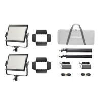 Godox LP600R K2 Black Litemons RGB LED Light Panel 2-light kit