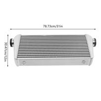 24 x12 x4  Universali automobilių aušinimo sistema Priekinė montuojama vamzdinė tarpinė aušintuvė Turbo tarpinė aušintuvė Įsiurbiamo oro aušintuvė sidabras