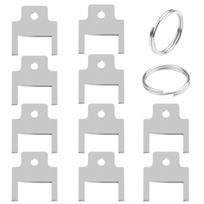 10Pcs Paper Dispenser Key Replacement Hand Soap Automatic Tissue Towel Toilet Keys Metal Paper Towel Dispenser Key for Toilet
