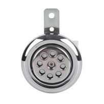 Universial Motorcycle Horn Waterproof 105dB Loud Horn 12V 85mm With Honeycomb Chrome Cover sidabras