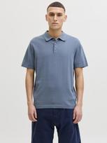 JACK&JONES Vyriški megzti polo marškinėliai trumpomis rankovėmis, JJWILL