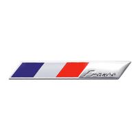 Automobilio stiliaus emblema 3D aliuminio Prancūzijos logotipas Vėliavos lipdukai Dekoravimo priedai Renault koleos duster megane 2 3 logan clio