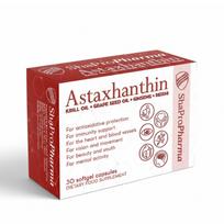 Astaxanthin – Antioksidantų Kompleksas su Krilių Aliejumi ir Reishi | Shapro Pharma (30 kapsulių)