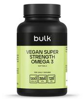 Vegan Super Strength Omega 3 – stiprios koncentracijos dumblių aliejus | Bulk (60 kapsulių)