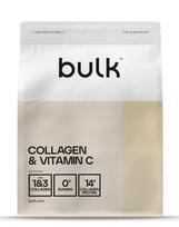 Collagen & Vitamin C – hidrolizuoti kolageno peptidai su vitaminu C | Bulk (500g / 33 porcijos) - orange