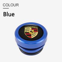 Alloy Car Cigarette Lighter Cover Dust Proof Cap Decoration For Porsche Macan 911 718 Taycan Panamera Cayenne Boxster Cayman
