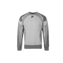 Nike Nsw Sporto apranga apvalia iškirpte megztinis su gobtuvu vyriški viršutiniai drabužiai pilkas CZ1630-050 L
