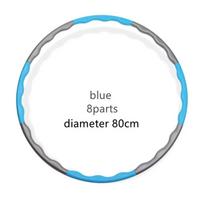 New 8 Tubes Yoga Detachable Pilates Hoop Waist Exercise Slimming Sports Hoops Body Building Massage Gym Loss Weight Hoop