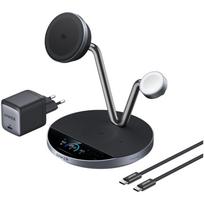Anker Prime Wireless Charging Station Qi2.2 25W wireles charging (3-in-1, MagGo, AirCool, Dock Stand) PSU added