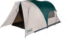 "Coleman Cabin Camping Tent" palapinė su ekranuotu prieangiu, oro sąlygoms atspari palapinė 4/6 žmonėms su uždaru ekranuotu prieangiu, įskaitant lietaus dangtį, nešiojimo krepšį, papildomą saugyklą ir