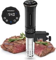 "KitchenBoss Sous Vide Garer Stick Precision Cooker" tikslioji viryklė Tiksli: G300T temperatūros nustatymas IPX7 vandeniui atsparus LED lietimui jautrus ekranas panardinimas 3D cirkuliacija su laikmačiu