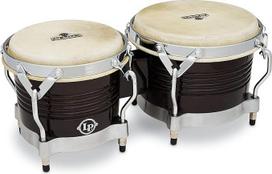 "Latin Percussion" LP811000 "Matador" mediniai bongai - tamsiai rudi/chromuoti