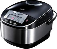 "Russell Hobbs 21850-56 Multicooker" viryklė "Cook @ Home", 11 maisto gaminimo programų, maisto gaminimo priedai, antikondensacinis dangtis, 5,0 l, 900 W, nerūdijantis plienas / juoda
