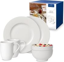 "Villeroy & Boch For Me" 6 dalių pusryčių rinkinys "All-Round Talent", aukščiausios kokybės porcelianas, tinkamas plauti indaplovėje ir mikrobangų krosnelėje