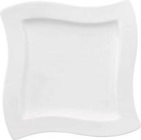 "Villeroy & Boch" - NewWave 4 x pusryčių lėkštės, porcelianas, baltos spalvos