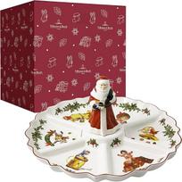"Villeroy und Boch Toy's Fantasy Cabaret Santa" figūrėlė, serviravimo lėkštė, pagaminta iš aukščiausios kokybės porceliano, 38 x 38 x 19 cm, apvali, įvairiaspalvė