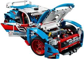 LEGO Technic 42077 Ralio automobilių rinkinys patyrusiems konstruktoriams