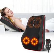 Nugaros masažuoklis su 16 "Shiatsu" masažo galvučių ir šiluma, masažuoklis, kaklo masažuoklis, masažinė pagalvėlė pečiams, nugarai, kojoms, dovanos vyrams ir moterims