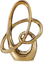 QIANLING Modern Gold Decor Keraminė statula Abstraktus namų akcentas ir stalo figūra gyvenamojo kambario miegamojo vonios kambario biuro lentynos židinio vestuvių valgomojo kambario dekoras