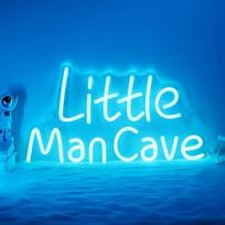 YuanDian Little Man Cave Neon Sign Neon Lights for Bedroom Playroom Wall Decor Gift Ideas for Teen Boys Nephew Son Grandson