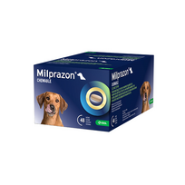Milprazon Chewable tabletės nuo kirminų šunims nuo 5 kg 1 tabl