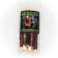 Real Dog Skanėstas Žaliaminės odos ritinys su ėriena 25cm 500g