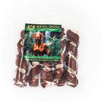 Real Dog Skanėstas Žaliaminės odos ritinys su ėriena 18-20cm 500g