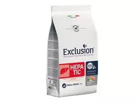 Exclusion Hepatic dietinis maistas mažų veislių šunims su kiauliena 2 kg