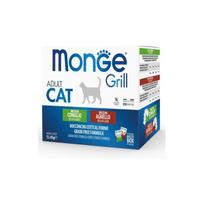 Monge Grill konservai sterilizuotoms katėms su aviena ir triušiena 12x85g