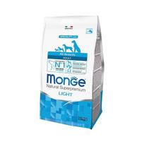 Monge Light sausas maistas suaugusiems šunims su lašiša ir ryžiais 2.5 kg