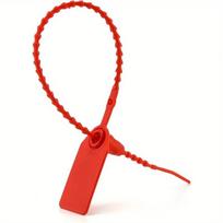 100pcs Plastic Tamper Seals Tamper Self-Locking Security Zip Tie,Security Tag for Extinguishers and Safety