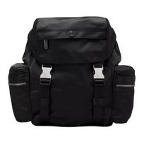 „Lululemon 14L Wunderlust“ minimalistinė, tvirta, sagtimi užsegama, nailono mini kuprinė, unisex, juodos ir sidabrinės spalvos, LU9B23S-0393 Black & Silver/BLK/SLVR,Mini