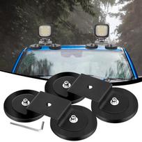Magnetic roof rack Base Led Light Mounting Aluminum Alloy Brackets Strong Sucker No Drilling For Outdoor Roof Off Road Vehicle CHINA