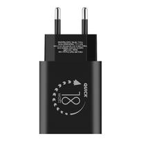 OBAL:ME Laidinis įkroviklis USB-A 18W juodos spalvos