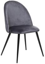 Valgomojo kėdė juoda/pilka, 54 cm x 52 cm x 84 cm