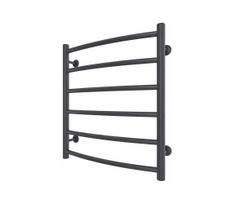 Vonios kambario kopėčių tipo radiatorius INOX CLASSIC 122W/230V 57x53 cm nerūdijančio plieno/antracitas