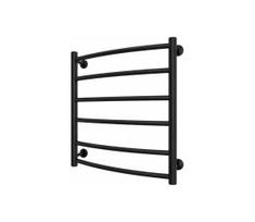 Vonios rankšluosčių radiatorius INOX CLASSIC 122W/230V 57x53 cm nerūdijančio plieno/juoda