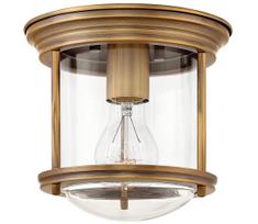 Quintiesse QN-HADRIAN-MINI-F-BR-CLEAR - Lauko lubinis šviestuvas HADRIAN 1xE27/60W/230V IP44
