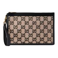 Gucci GG Supreme Vilnos Dėklas Smėlio spalvos Unisex Rankinės Ruda 597627-G38ET-9769 Basic Set (Bag+Dust Bag)