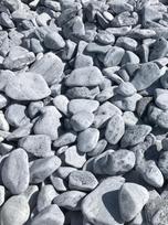 Silver gludinti dekoratyviniai akmenukai 10/30; 30/60 mm. 20 kg