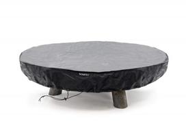 Apsauginis grilio uždangalas BonFeu Premium Round S, 72x72x13 cm, juodas