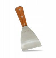 Grilio mentelė BonFeu Barbecue Spatula, ruda/sidabrinės spalvos
