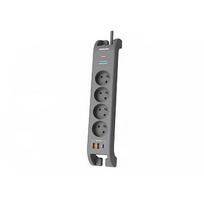 Philips Surge protector power strip 4 sockets 2m 3xUS Phil-SPN4140GA/60